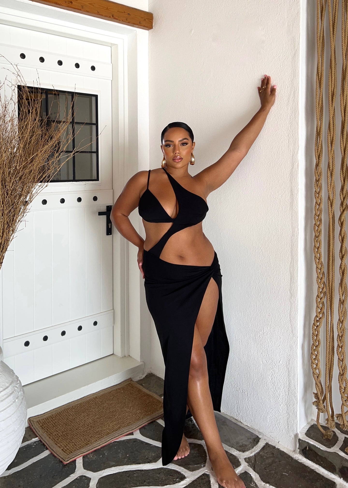 Anastasia Ruched Maxi Dress